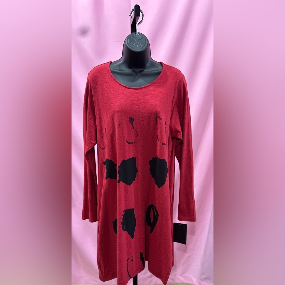 Red Tunic Dress - Moyuru